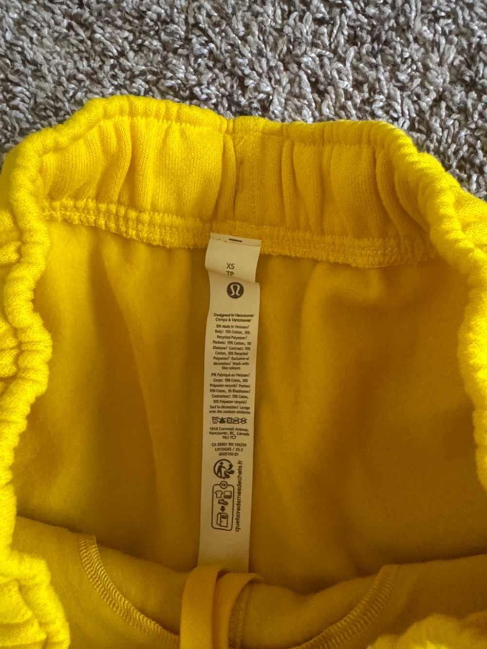Lululemon Yellow Scuba 3” Shorts - Picture 4 of 6
